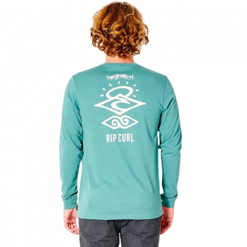 Фото Чоловіча футболка з довгим рукавом Rip Curl SEARCH ICON L/S TEE CTESF9-8088 - зображення 3