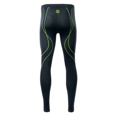 Фото Чоловічі кальсони HI-TEC IKAR BOTTOM-BLACK/LIME PUNCH - зображення 2