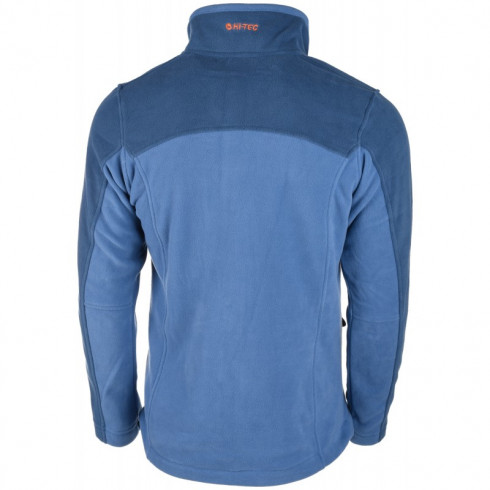 Фото Чоловічий фліс HI-TEC MONAR-BLUE/DK BLUE/TOMATO - зображення 3