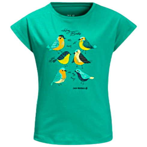 Фото Дитяча футболка Jack Wolfskin TWEETING BIRDS T G 1609301_4071 - зображення 1