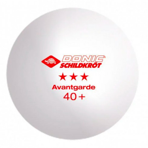 Фото Набір м'ячів для настільного тенісу Donic Schildkrot 3-Star Avantgarde ball Poly 40+ 608530 - зображення 1