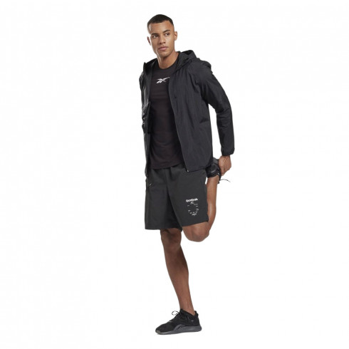 Чоловіча куртка Reebok Road Trip Woven Packable GT3253 - зображення 5 Фото Чоловіча куртка Reebok Road Trip Woven Packable GT3253 - зображення 5