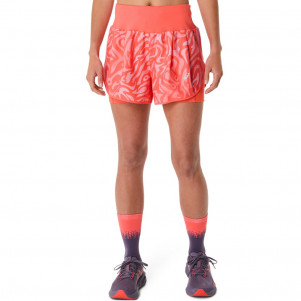 Жіночі шорти ASICS ROAD ALL OVER PRINT 2-N-1 3.5 IN SHORT 2012D077-700