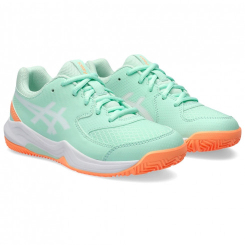 Фото Дитячі кросівки для тенісу Asics GEL-DEDICATE 8 PADEL GS 1044A064-MINT - зображення 3