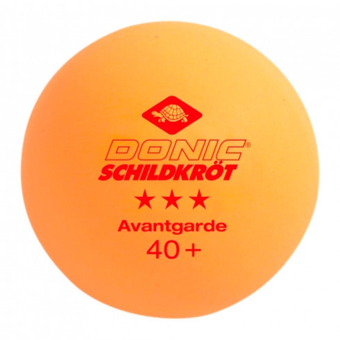 Фото Набір м'ячів для настільного тенісу Donic Schildkrot 3-Star Avantgarde ball Poly 40+ 608338 - зображення 1