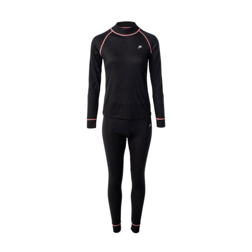 Фото Жіночий комплект термобілизни MARTES ESSENTIALS LADY SIRION SET-BLK/DES FLOWE - зображення 4