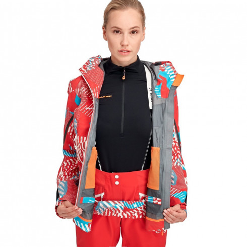 Фото Жіноча куртка для туризму Mammut Nordwand Visiflage HS Hooded Jacket Women 1010-28100-AZAL - зображення 8