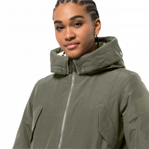 Фото Напівпальто жіноче Jack Wolfskin ROCKY POINT PARKA 1109373_4550 - зображення 3