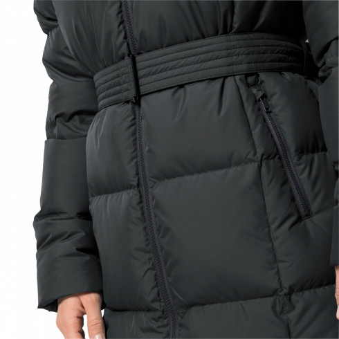 Фото Напівпальто жіноче пухове Jack Wolfskin FROZEN LAKE COAT W 1206131_6000 - зображення 3