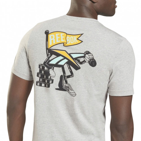 Фото Чоловіча футболка reebok SEASONAL GRAPHIC GS4230 - зображення 4