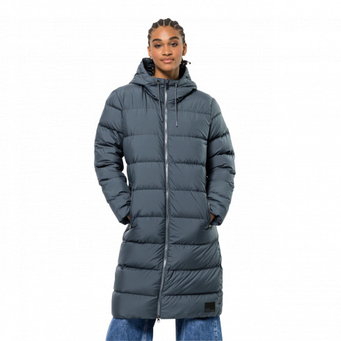 Фото Напівпальто жіноче пухове Jack Wolfskin FROZEN PALACE COAT W 1204132_1268 - зображення 1