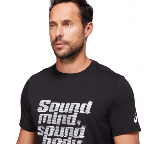 Фото Футболка чоловіча ASICS SMSB GRAPHIC TEE IV 2031C523-001 - зображення 3