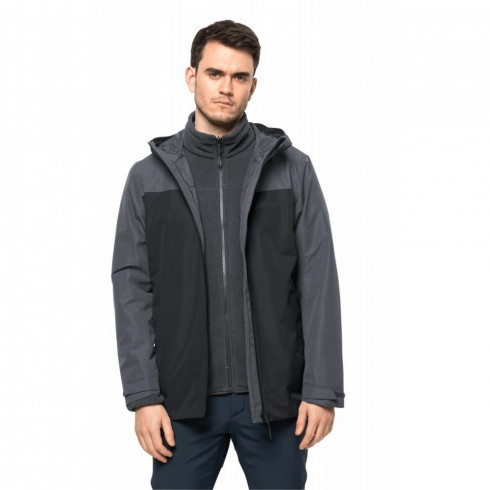 Фото Чоловіча куртка 3 в 1 Jack Wolfskin TAUBENBERG 3IN1 JKT M 1115311_6350 - зображення 4