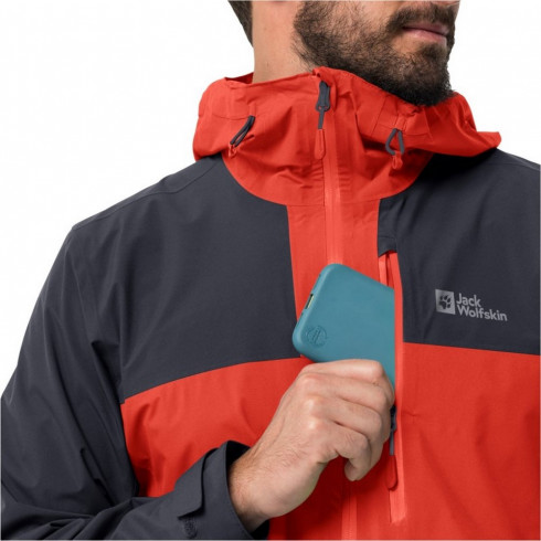 Фото Вітровка чоловіча Jack Wolfskin GO HIKE JACKET M 1114051_2193 - зображення 3