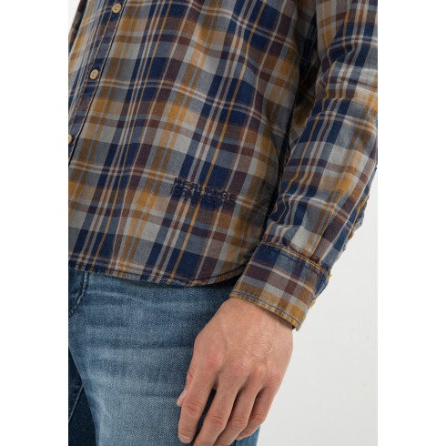 Фото Чоловіча сорочка з довгим рукавом Camel Active Longsleeve Shirt 409119-8S19-55 - зображення 4