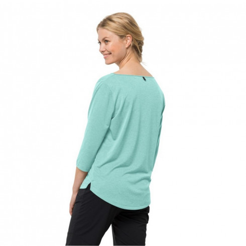 Фото Футболка жіноча з довгим рукавом Jack Wolfskin JWP 3/4 T W 1806655_1279 - зображення 3