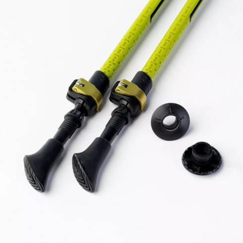 Фото Палки для скандинавської ходьби ELBRUS ECLIPSE-YELLOW GREEN - зображення 4