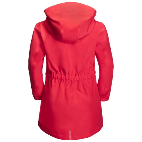 Фото Вітровка дитяча Jack Wolfskin HIDDEN FALLS JACKET GIRLS ORATI JRB-BLACK INK/ANTHRACITE - зображення 2