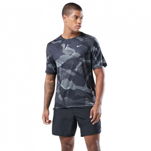 Фото Чоловіча футболка Nike M NK DF MILER SS CAMO DQ4736-010 - зображення 3