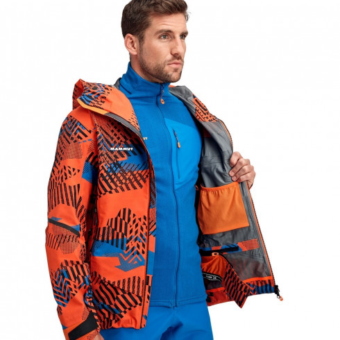 Фото Чоловіча куртка для туризму Mammut Nordwand Visiflage HS Hooded Jacket Men 1010-28090-ARUM - зображення 8