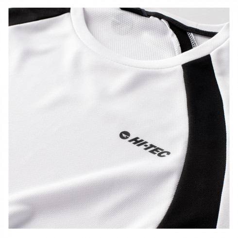 Фото Чоловіча спортивна футболка HI-TEC MAVEN-WHITE/BLACK - зображення 4