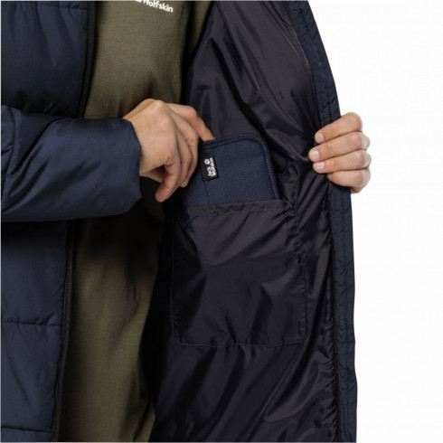 Фото Чоловічий синтетичний пуховик Jack Wolfskin DEUTZER LONG JKT M 1207451_1010 - зображення 2
