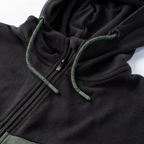 Фото Чоловіча толстовка HI-TEC SABARIN-DEEP FOREST/BLACK - зображення 3