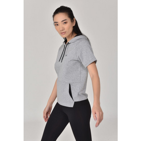 Фото Кофта жіноча Bilcee KADIN KAPÜŞONLU SWEAT TBWL8047-1061 - зображення 6