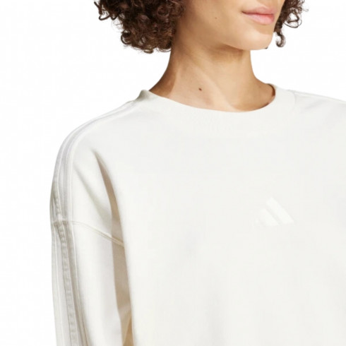 Фото Жіночий світшот Adidas W ALL SZN French Terry 3-Stripes Loose IW1132 - зображення 5