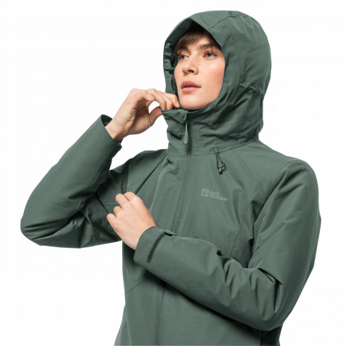 Фото Напівпальто жіноче Jack Wolfskin HEIDELSTEIN INS JKT W 1115681_4311 - зображення 3