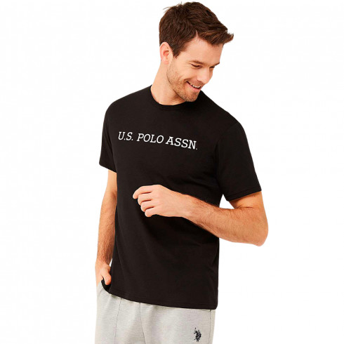 Футболка чоловіча з круглим вирізом U.S. POLO ASSN 18465 - зображення 2 Фото Футболка чоловіча з круглим вирізом U.S. POLO ASSN 18465 - зображення 2