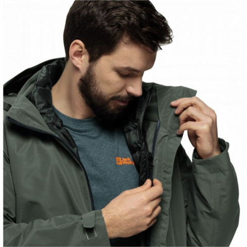 Чоловічий прошитий пуховик Jack Wolfskin PILVI DOWN JKT M 1207701_4161 - зображення 4 Фото Чоловічий прошитий пуховик Jack Wolfskin PILVI DOWN JKT M 1207701_4161 - зображення 4