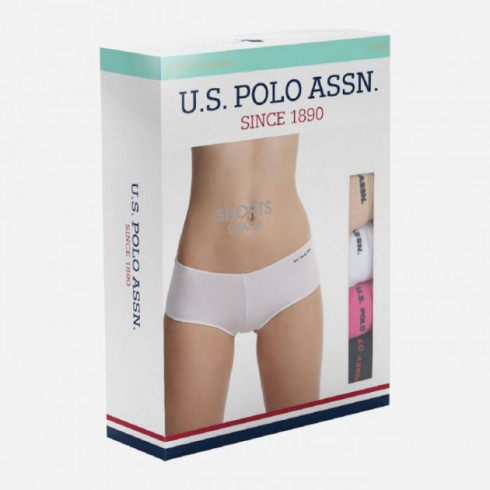 Фото Труси-шорти жіночі набір 5 шт. U.S. POLO ASSN 67004 - зображення 2