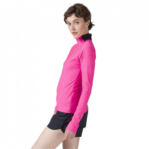 Фото Жіночий лонгслів ROSSIGNOL MELANGE LS 1/2 ZIP RLMWL33-33E - зображення 2