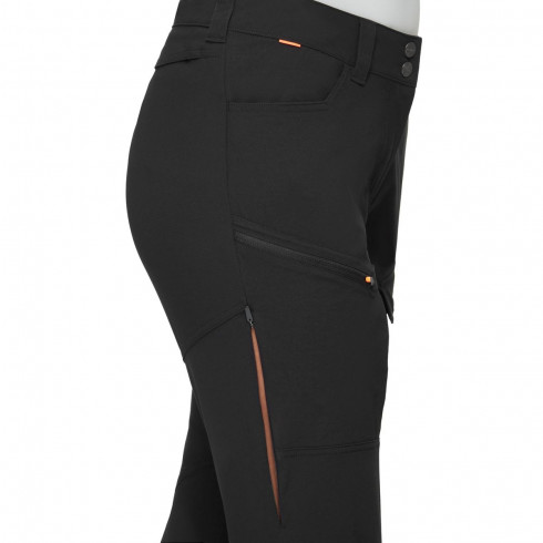 Жіночі штани для туризму Mammut Zinal Hybrid Pants Women 1022-01980-BLACK - зображення 2 Фото Жіночі штани для туризму Mammut Zinal Hybrid Pants Women 1022-01980-BLACK - зображення 2