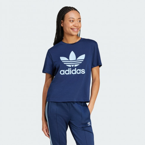 Фото Жіноча футболка Adidas Adicolor Trefoil Boxy Originals JD3144 - зображення 3