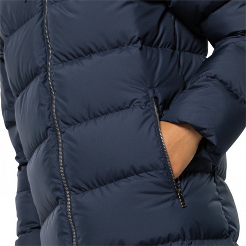 Фото Напівпальто жіноче пухове Jack Wolfskin FROZEN PALACE COAT W 1204132_1010 - зображення 3
