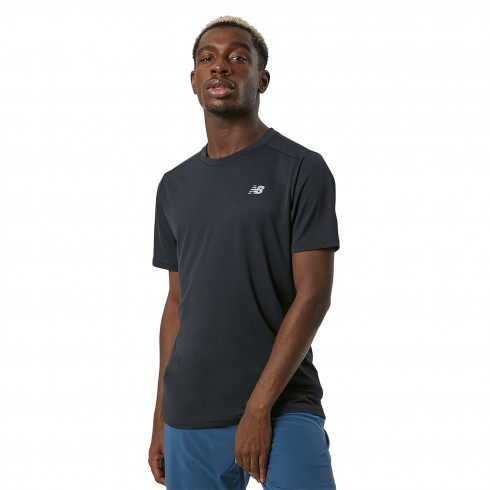 Фото Чоловіча спортивна футболка New Balance Core Run SS MT11205BK - зображення 1
