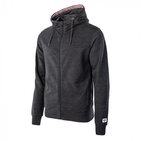 Фото Чоловіча толстовка HI-TEC SABARIN-BLACK MELANGE - зображення 2