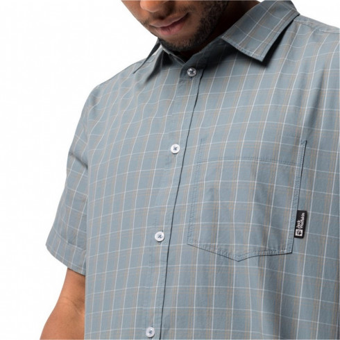 Фото Теніска чоловіча Jack Wolfskin HOT SPRINGS SHIRT M 1402333_1286 - зображення 3