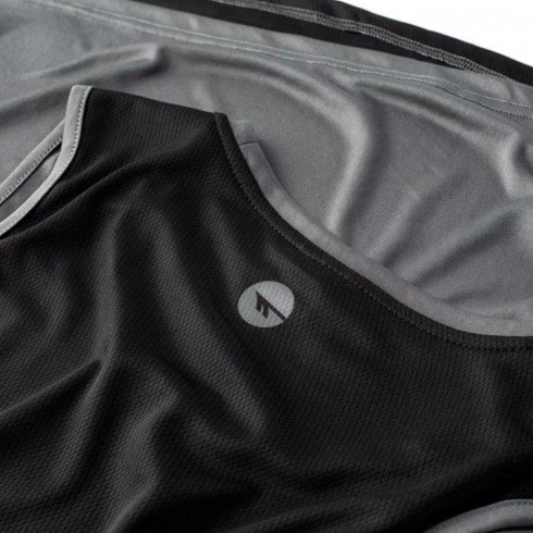 Фото Чоловіча спортивна майка HI-TEC ARIEN-IRON GATE/BLACK - зображення 2