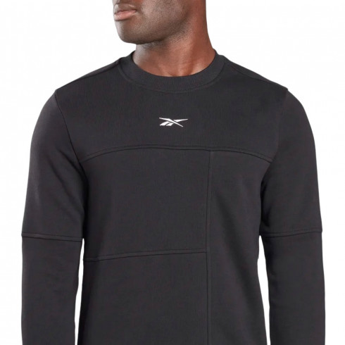 Фото Світшот чоловічий Reebok Myt Minimal Waste Crew Sweatshirt Black Hb5947 - зображення 5