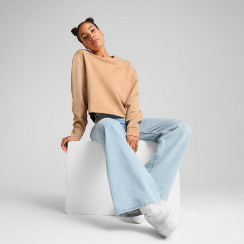 Жіночій світшот Puma HER Relaxed Crew 685058-63 - зображення 5 Фото Жіночій світшот Puma HER Relaxed Crew 685058-63 - зображення 5