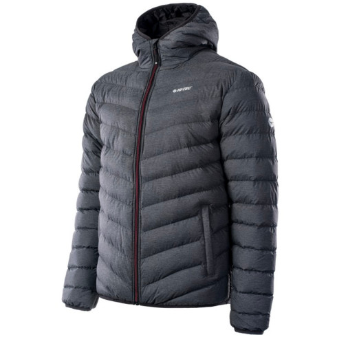 Фото Куртка чоловіча прошита HI-TEC SORNE-EBONY MELANGE/ANTHR/MERL - зображення 2