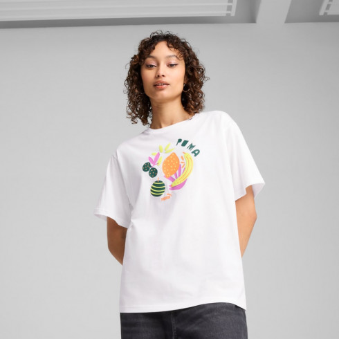 Фото Жіноча футболка Puma GRAPHICS Relaxed Fruity Tee 685085-02 - зображення 3
