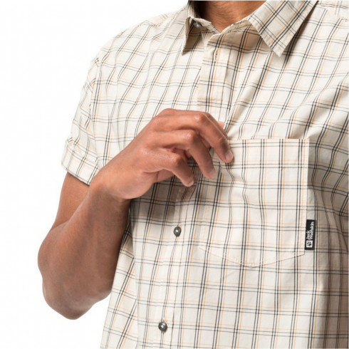 Фото Теніска чоловіча Jack Wolfskin HOT SPRINGS SHIRT M 1402333_5161 - зображення 3