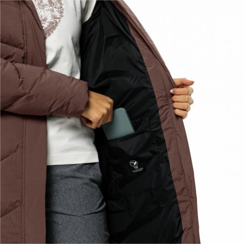 Фото Жіноче пухове напівпальто Jack Wolfskin MARIENPLATZ COAT W 1206971_5165 - зображення 5