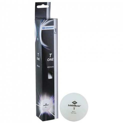 Фото Набір м'ячів для настільного тенісу Donic Schildkrot 1-T One Poly 40+ 618191 - зображення 2