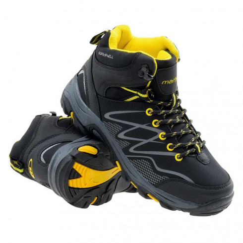 Фото Дитячі трекінгові черевики Martes RONN MID TEEN-BLK/YEL/DK GREY - зображення 3