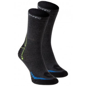 Шкарпетки HI-TEC RASENO-DARK GREY/BLACK/BLUE/LIM
